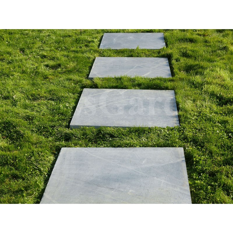 Classgarden - Pas japonais ardoise sciée 80x80 pack 18 pièces
