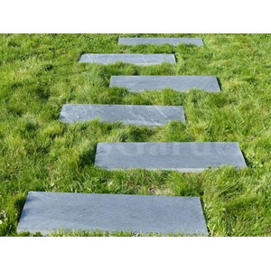 Pas japonais ardoise sciée rect 60x30 pack 10 pièces
