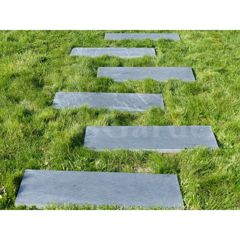 Classgarden - Pas japonais ardoise sciée rect 60x30 pack 16 pièces