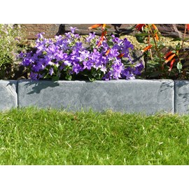 Bordure ardoise patinée 30 cm - pack 15 pièces - 4,5 mètres