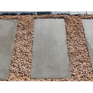Pas japonais couleur beton gris - pack de 12 dalles