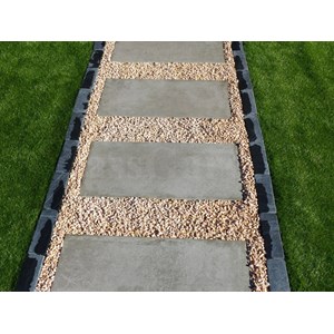 Pas japonais couleur beton gris - pack de 12 dalles