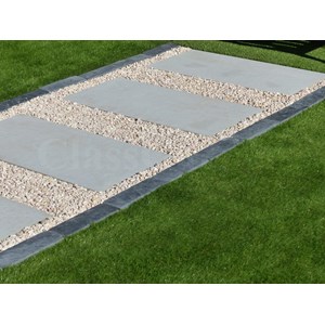 Pas japonais couleur beton ivoire - pack de 12 dalles