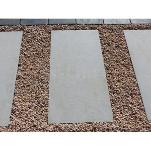 Pas japonais couleur beton ivoire - pack de 14 dalles