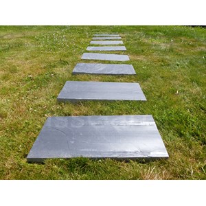 Pas japonais ardoise rect 50x25