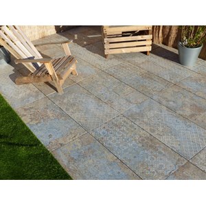 Terrasse vintage 8 m² - 16 dalles