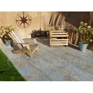Terrasse vintage 10 m² - 20 dalles