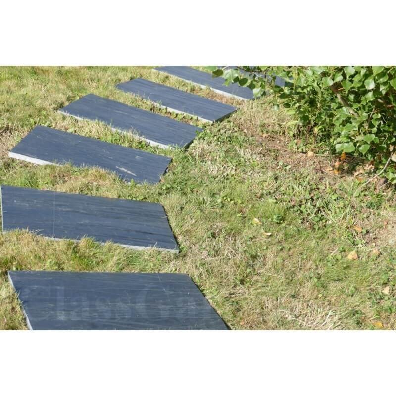 Classgarden - Pas japonais ardoise rect 100x50 - pack 10
