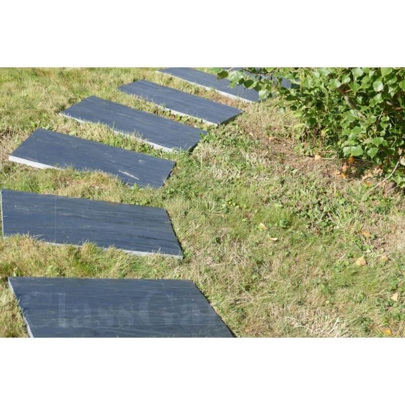 Classgarden - Pas japonais ardoise rect 100x50 - pack 18