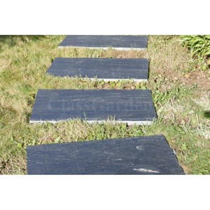 Pas japonais ardoise rect 80x50 - pack 18