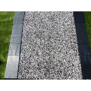 Bordure ardoise patinée 50 cm - pack 6 pièces - 3 mètres