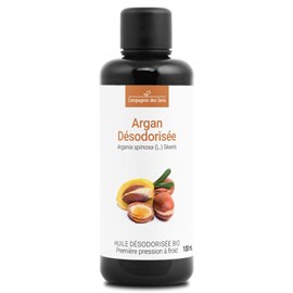 Huile de argan désodorisée du maroc bio - 100ml - fraîcheur garantie oxycert® -