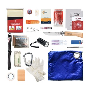 Kit de survie randonnée – bleu