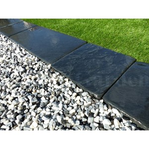 Bordure ardoise patinée 15 cm - pack 20 pièces - 3 mètres
