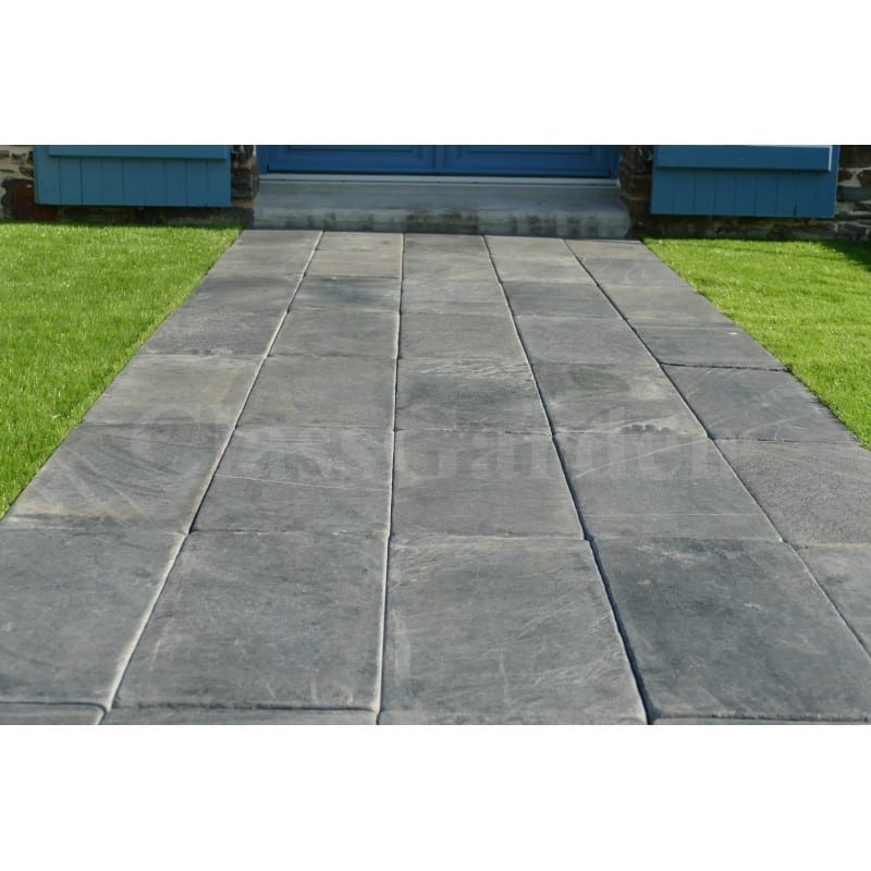 Pavé ardoise patiné 50 cm - pack 28 pièces - 3,50 m²