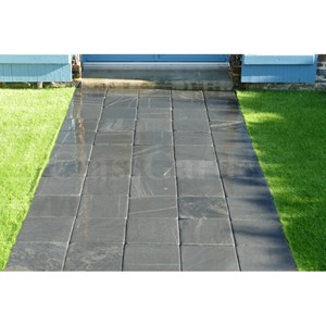 Pavé  ardoise patiné 25 cm - pack 160 pièces - 10 m²