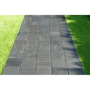 Pavé  ardoise patiné 20 cm