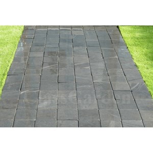 Pavé  ardoise patiné 15 cm