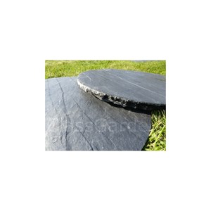 Pas japonais ardoise rond 60 cm - pack de 18 pièces