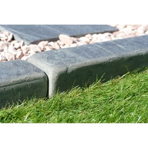 Bordure ardoise patinée xl 50 cm - pack 6 pièces - 3 mètres