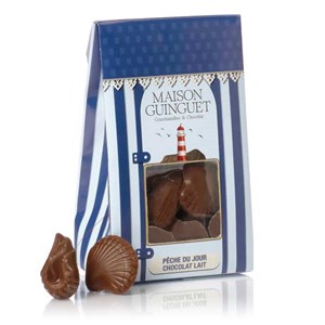 La pêche du jour - fritures en chocolat au lait 36%