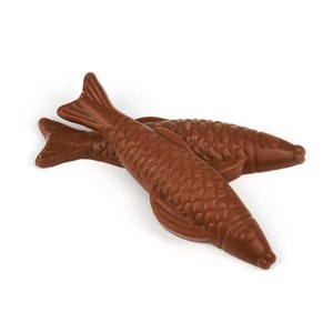 Cornet de sardines en chocolat au lait