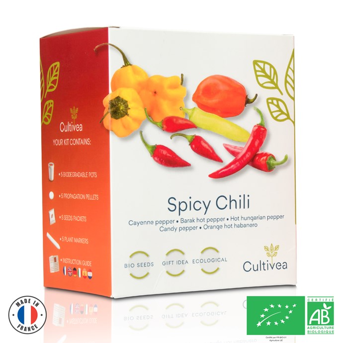 Cultivea mini kit piments Nature & Découvertes