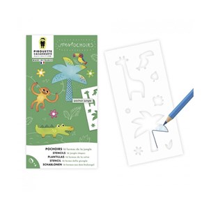 Pochoirs jungle - jungle stencils