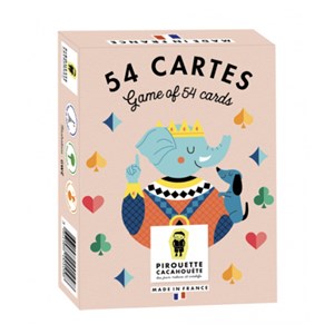 Jeu de 54 cartes - pirouette cacahouete