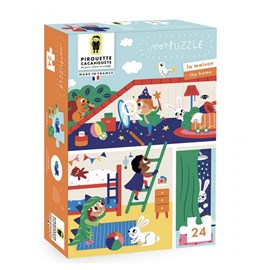 Puzzle pirouette cacahouete orange