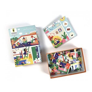 Puzzle pirouette cacahouete orange