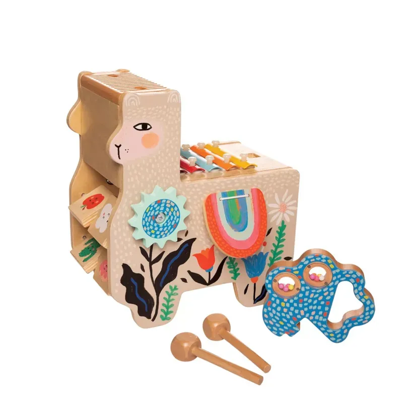 Lili lama musical en bois (Manhattan Toy) - Image 2