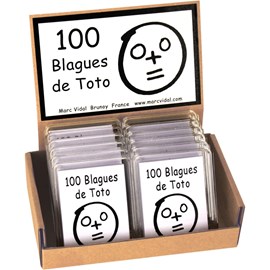Boite de 100 blagues de toto