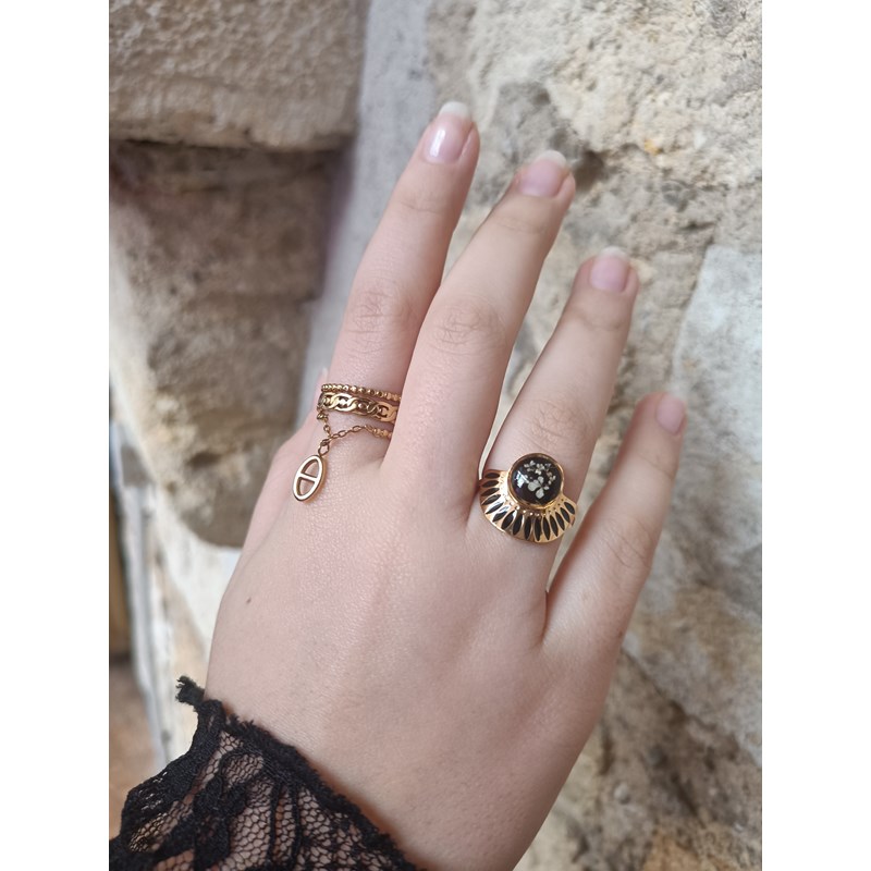 Bague en acier inoxydable hora t54-55