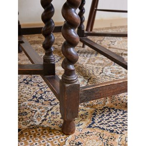 Table à manger pliante en acajou n°630