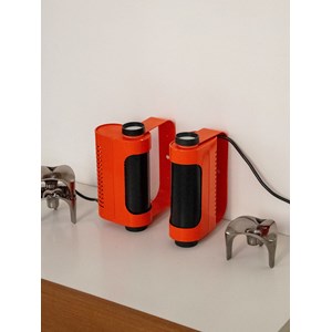 Paire d'appliques en métal bicolore n°194