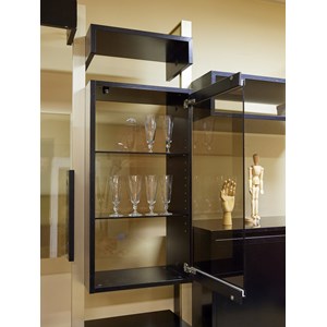 Etagères modulables ligne roset en aluminium brossé n°244