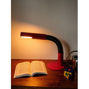 Lampe targetti sankey en métal rouge n°789