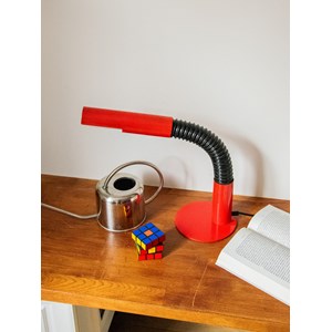 Lampe targetti sankey en métal rouge n°789