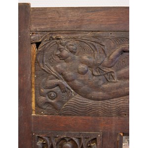 Grand miroir piqué gothique n°1022