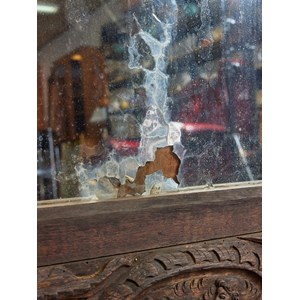 Grand miroir piqué gothique n°1022