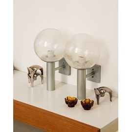 Paire d'appliques en verre soufflé n°192