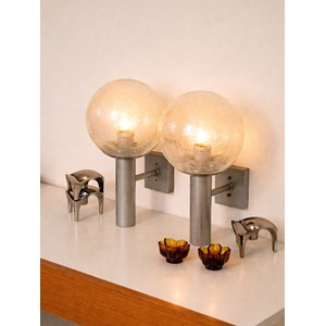 Paire d'appliques en verre soufflé n°192