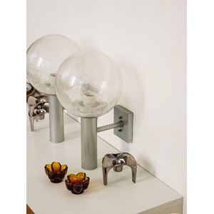 Paire d'appliques en verre soufflé n°192