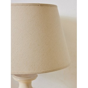 Paire de lampes à poser laqué ivoire n°503