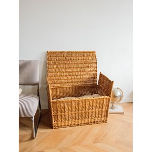 Grand panier de rangement en osier n°836