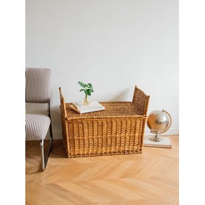 Grand panier de rangement en osier n°836