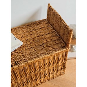Grand panier de rangement en osier n°836