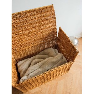 Grand panier de rangement en osier n°836