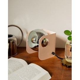 Lampe eye-ball en métal rose n°786